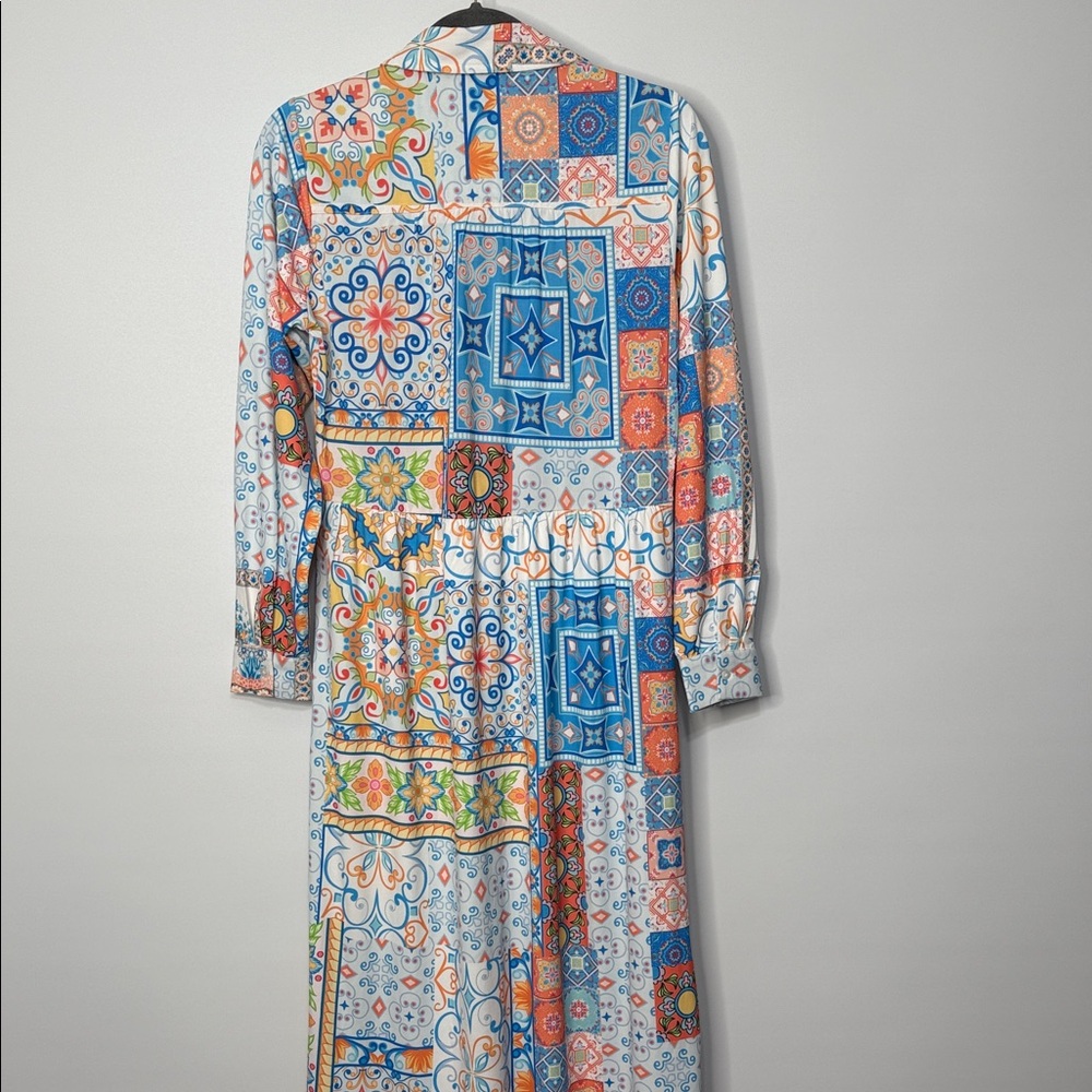 Tolani Collection Multicolor Patterned Maxi Long … - image 7